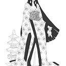 Proyecto yokai : Ubume. Projekt z dziedziny Design, Trad, c, jna ilustracja, Projektowanie postaci, Grafika ed, torska, Projektowanie gier i Malowanie akwarelą użytkownika Natalia Chico Soria - 20.11.2022