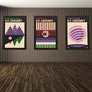 Minimalist Graphic Design - H.P. Lovecraft Book Covers / Posters. Design, Graphic Design, Poster Design, and Digital Illustration project by Joseph Kernozek - 11.19.2022