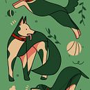 My project for course: Stylized Vector Illustration with Color and Character. Traditional illustration, Graphic Design, Vector Illustration, and Digital Illustration project by elizabeth tucker - 11.21.2022