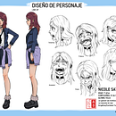 Mi proyecto del curso: Creación de Nicole Satou. Traditional illustration, Character Design, Comic, and Manga project by Camilo Rojo - 11.06.2022