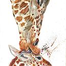 Mi proyecto del curso: Retratos expresivos de animales en acuarela. Un proyecto de Ilustración tradicional, Pintura a la acuarela, Dibujo realista e Ilustración naturalista				 de Cheryl Araujo - 23.11.2022