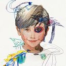 Mi proyecto del curso: Retrato de mi hijo León. Traditional illustration, Fine Arts, Painting, Drawing, Watercolor Painting, Portrait Drawing, and Artistic Drawing project by Javiera Castillo - 11.21.2022