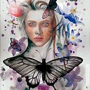 Mi proyecto del curso: "Caos" y "Sombra". Ilustração tradicional, Artes plásticas, Pintura, Desenho, Pintura em aquarela, Desenho de retrato, e Desenho artístico projeto de Aldo Ríos Mendoza - 24.11.2022