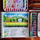 Il mio progetto del corso: Diario di viaggio ad acquerello. Un proyecto de Ilustración tradicional, Pintura a la acuarela, Ilustración arquitectónica y Sketchbook de Elena Chesini - 25.11.2022