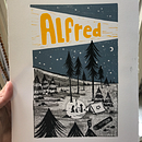 Geboortekaart Alfred (Birthcard). Ilustração tradicional projeto de sainab_ch - 26.11.2022