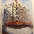 Watercolor Architecture with Alex Hillkurtz. Esboçado, Desenho, Pintura em aquarela e Ilustração arquitetônica projeto de bob_groendyke - 26.11.2022