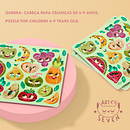 Fruit Puzzle | Quebra-cabeça de frutinhas. Projekt z dziedziny Trad, c, jna ilustracja i  Reklama użytkownika Amanda Neves - 26.11.2022