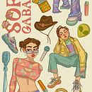 Sofía Gabanna, por GLASSMUSE.. Un projet de Conception de personnages, Esquisse , Dessin, Stor, telling, Stor, board, Dessin artistique , et Narration de GLASSMUSE studio - 27.11.2022