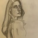 My project for course: Portrait Sketchbooking: Explore the Human Face. Esboçado, Desenho, Desenho de retrato, Desenho artístico, e Sketchbook projeto de Nicole Dean - 18.11.2022