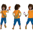 Mon projet du cours : Character design pour animation avec Photoshop. Un progetto di Animazione, Character design e Animazione di personaggi di corinnegodierleleu - 28.11.2022