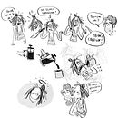 Before and after the coffee. Un proyecto de Cómic de Gökçe Yavaş Önal - 28.11.2022