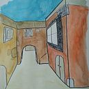 Mi proyecto del curso: Dibujo arquitectónico con acuarela y tinta. Un projet de Esquisse , Dessin, Aquarelle, Illustration architecturale, Carnet de croquis et Illustration à l'encre de Alejandro G. - 28.11.2022