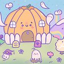 Mi proyecto del curso: Diseño de mundos kawaii: crea ilustraciones alegres. Un proyecto de Diseño de personajes, Ilustración digital y Manga de Evelin Telis - 28.11.2022