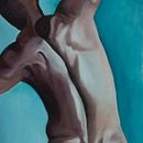 Pilates Paintings. Projekt z dziedziny R, sunek anatomiczn i Malarstwo olejowe użytkownika aaronellis - 29.11.2022