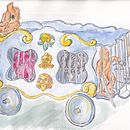 Caged . Ilustrație tradițională și Pictură în acuarelă de Desiree Coco - 11.29.2022