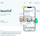 Rentlink - App Design. Design, UX / UI, Br, ing, Identit, Graphic Design, and Product Design project by Camila Castro Yong - 11.30.2022