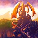 Juvenal and The Dragon . % João Emanuel Gomes dos Santos tarafından hazırlanan Geleneksel illüstras, on, Ve Tasarım projesi - 12.01.2022
