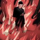 "Doomscrolling" for stern magazine. Un proyecto de Ilustración tradicional e Ilustración editorial de Lennart Gäbel - 30.11.2022