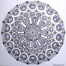 My project for course: Painting Acrylic Mandalas with Professional Techniques. Un projet de Peinture, Dessin, Peinture acr , et lique de Lenka Otevřelová - 01.12.2022