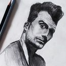 Meu projeto do curso: Desenho de retrato artístico: capture expressões autênticas. Un proyecto de Ilustración tradicional, Bellas Artes, Bocetado, Dibujo a lápiz, Dibujo, Dibujo de Retrato, Dibujo realista, Dibujo artístico y Dibujo anatómico de Danilo Soares - 01.12.2022