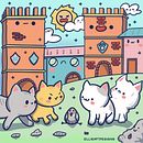 My project for course: Designing Kawaii Worlds: Spread Joy Through Illustration. Character Design, Digital Illustration, and Manga project by elliemtdesigns - 12.01.2022