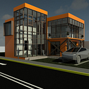 Mi proyecto del curso: Casa Patten . Un progetto di 3D, Architettura, Architettura d'interni, Modellazione 3D, Architettura digitale e ArchVIZ di Jesús Salvador Cerón Hernandez - 28.11.2022