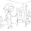 Characters,  I like that my sketches telling a story . Traditional illustration project by Franz Baumgartner - 12.03.2022