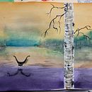 My project for course: Atmospheric Landscapes in Watercolor . Fine Arts, Painting, and Watercolor Painting project by Adil B. - 12.03.2022