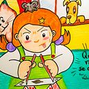 "QUE NO SE CAIGA" Valeria Nuñez . Un projet de Écriture, Stor, telling, Illustration jeunesse, Créativité avec les enfants, Narration, Écriture de fiction, Écriture créative , et Littérature jeunesse de Valeria Cortes - 21.12.2022