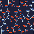 Proyecto Patrones botánicos . Traditional illustration, Pattern Design, Botanical Illustration, and Sketchbook project by Coni Amoçain - 12.04.2022