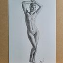 Mi proyecto del curso: Dibujo realista de la figura humana. Ilustração tradicional, Artes plásticas, Esboçado, Desenho a lápis, Desenho, Desenho realista, e Desenho anatômico projeto de Esneider Cardona Montoya - 03.12.2022