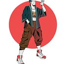 Mi proyecto del curso: Ilustración de personajes dinámicos . Ilustração tradicional, Design de personagens, Comic, Criatividade, Desenho, Desenho digital, e Mangá projeto de Alan Valdivia - 05.12.2022