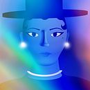 My project for course: Whimsical 3D Portraiture in Illustrator Ein Projekt aus dem Bereich Traditionelle Illustration und Digitale Illustration von Luiza Perufo - 05.12.2022