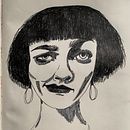My project for course: Portrait Sketchbooking: Explore the Human Face. Un progetto di Bozzetti, Disegno, Disegno di ritratti, Disegno artistico e Sketchbook di Corrie Kempiiha - 01.12.2022
