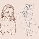Mi proyecto del curso: Introducción al dibujo artístico de la figura humana. Un proyecto de Bocetado, Dibujo, Dibujo realista, Dibujo anatómico, Dibujo digital, Dibujo artístico y Dibujo de Retrato de Exel Ar - 05.12.2022