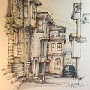 My project for course: Expressive Architectural Sketching with Colored Markers. Sketching, Drawing, Architectural Illustration, Sketchbook & Ink Illustration project by Gregg Brown - 12.05.2022
