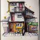 My project for course: Expressive Architectural Sketching with Colored Markers . % dakotaluvwilliams tarafından hazırlanan Eskiz çizimi, Çizim, Mimari İllüstras, on, Eskiz defteri, Mürekkep İllüstras, Ve onu projesi - 12.03.2022