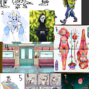 Meu projeto do curso: Criação de personagens Kawaii em 3D com Blender. Traditional illustration, Character Design, Digital Illustration, 3D Modeling, and Manga project by arianef_s - 12.05.2022