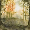 My project for course: Dreamy Watercolor Landscapes: Paint with Light . Pictura și Pictură în acuarelă de Mary Herbert - 12.05.2022