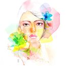 My project for course: Illustrated Portrait in Watercolor. Projekt z dziedziny Trad, c, jna ilustracja,  Sztuki piękne,  Malarstwo,  R, sunek, Malowanie akwarelą, Portret,  R, sunek art, st i czn użytkownika dawnforestudio - 06.12.2022