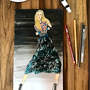 Mi proyecto del curso:  Técnicas creativas para la ilustración de moda. Un projet de Illustration traditionnelle , et Collage de Melissa Montenegro - 05.12.2022