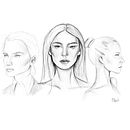 Il mio progetto del corso: Ritratto su blocco da disegno: esplora il volto umano. Projekt z dziedziny Sketching,  R, sunek, Portret,  R, sunek art, st, czn i Sketchbook użytkownika MIHAELA MARGINEANU - 19.02.2024