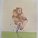 Mi proyecto del curso: Creación de personajes animales en acuarela para libros infantiles. Un proyecto de Ilustración tradicional, Bellas Artes, Pintura, Dibujo, Pintura a la acuarela, Ilustración infantil y Narrativa de Viki Lem - 07.12.2022