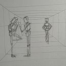 My project for course: Basic Principles of Drawing People from Imagination. Traditional illustration, Fine Arts, Sketching, Pencil Drawing, Drawing, Artistic Drawing, and Figure Drawing project by Adil B. - 12.07.2022