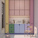 Kitchen colorful. Interior Architecture, Interior Design, Architecture, and Art Direction project by Ana de Santos Díaz - 12.08.2022