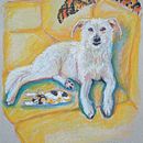 Coco y Mandarina. Mi proyecto del curso: Dibujo creativo con pasteles al óleo. Traditional illustration, Fine Arts, Pencil Drawing, and Drawing project by Chus Rufino - 12.08.2022