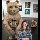 Teddy Bear. Sculpture, 3D, Arts, Crafts, and Fine Arts project by Laurence Vallières - 12.08.2022