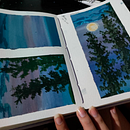 Meu projeto do curso: Pintura de paisagens atmosféricas com guache. Traditional illustration, Painting, and Gouache Painting project by marianaqueirozcosta - 09.07.2022