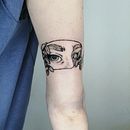 Mi proyecto del curso: Tatuaje para principiantes. Un proyecto de Diseño de tatuajes e Ilustración tradicional de angel trinidad - 15.10.2022