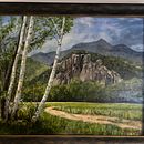 Cathedral Ledge, White Mountains. Un proyecto de Pintura al óleo de Kim - 09.12.2022